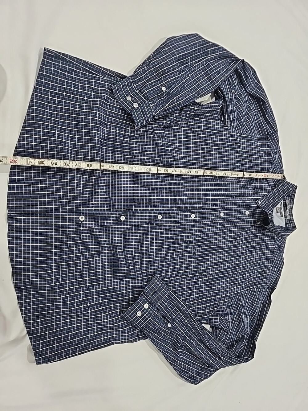 Eddie Bauer Mens Button Down Shirt 2XL 100% Cotton